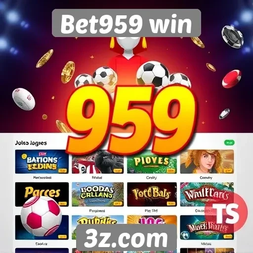Opções de jogos disponíveis na plataforma Bet959 win